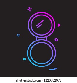 Mirror icon design vector