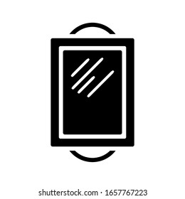 mirror icon design vector template