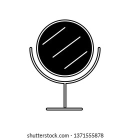 mirror icon. Element of bathroom for mobile concept and web apps icon. Glyph, flat icon for website design and development, app development