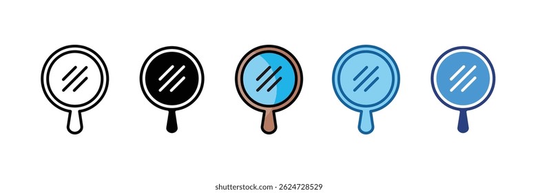 Mirror Icon Element For Design