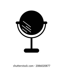 mirror icon, fashion vector, reflection illustration