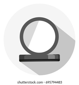 Mirror icon. Flat illustration of mirror vector icon for web