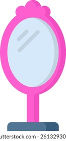 Mirror Icon Flat Vector Illustration