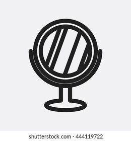 Mirror icon illustration isolated vector sign symbol