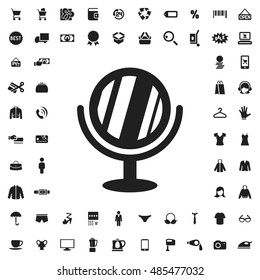 Mirror icon illustration isolated vector sign symbol