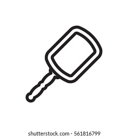 mirror icon illustration isolated vector sign symbol