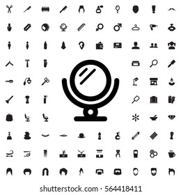 mirror icon illustration isolated vector sign symbol