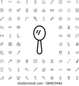 mirror icon illustration isolated vector. Beauty icons set.