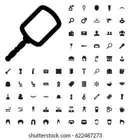 Mirror icon illustration isolated vector sign symbol. barber icons vector set. on white background