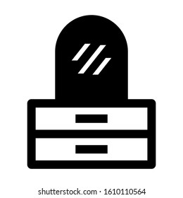 mirror icon isolated sign symbol vector illustration - high quality black style vector icons
