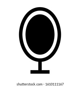 mirror icon isolated sign symbol vector illustration - high quality black style vector icons
