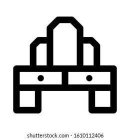 mirror icon isolated sign symbol vector illustration - high quality black style vector icons
