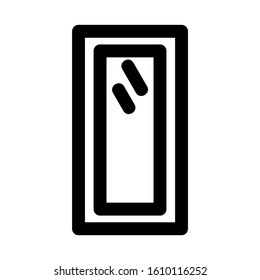 mirror icon isolated sign symbol vector illustration - high quality black style vector icons
