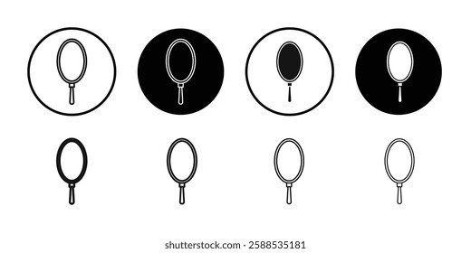 mirror Icon line art vector