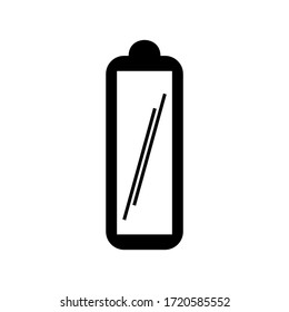 mirror icon or logo isolated sign symbol vector illustration - high quality black style vector icons
