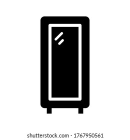 mirror  icon or logo isolated sign symbol vector illustration - high quality black style vector icons
