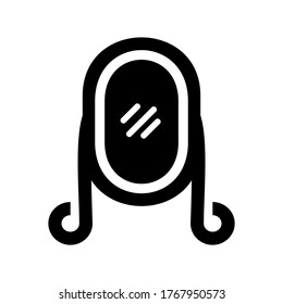 mirror  icon or logo isolated sign symbol vector illustration - high quality black style vector icons

