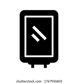 mirror  icon or logo isolated sign symbol vector illustration - high quality black style vector icons
