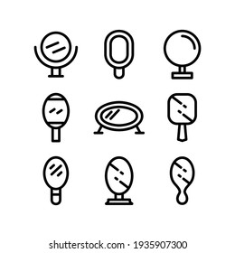 mirror icon or logo isolated sign symbol vector illustration - Collection of high quality black style vector icons
