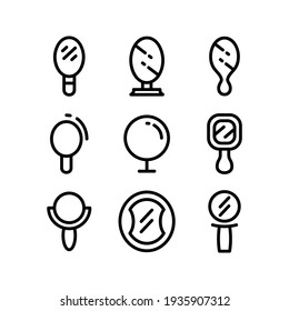 mirror icon or logo isolated sign symbol vector illustration - Collection of high quality black style vector icons
