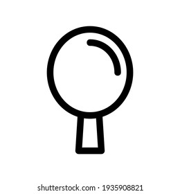 mirror icon or logo isolated sign symbol vector illustration - high quality black style vector icons
