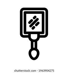 mirror icon or logo isolated sign symbol vector illustration - high quality black style vector icons
