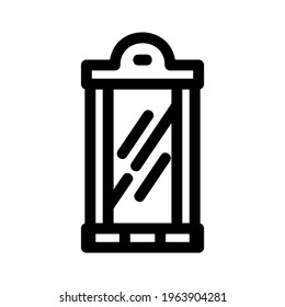 mirror icon or logo isolated sign symbol vector illustration - high quality black style vector icons
