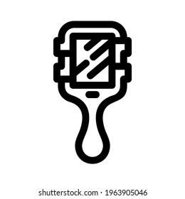 mirror icon or logo isolated sign symbol vector illustration - high quality black style vector icons
