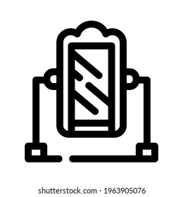 mirror icon or logo isolated sign symbol vector illustration - high quality black style vector icons
