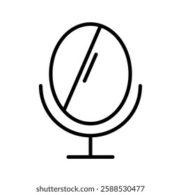 Mirror icon logo sign set vector outline