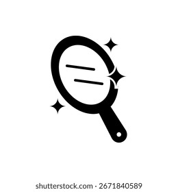 Icono del espejo, Vector moderno aislado en el fondo blanco.