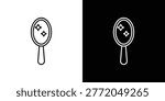 Mirror icon on White background. EPS 10 File