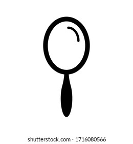 Mirror icon on white background