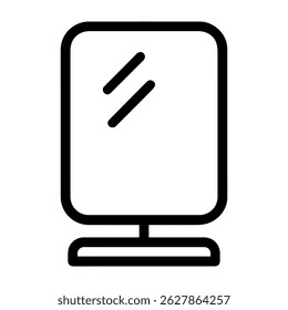 Icono de espejo sobre fondo blanco Vector
Icono de Vector Artículos para el hogar