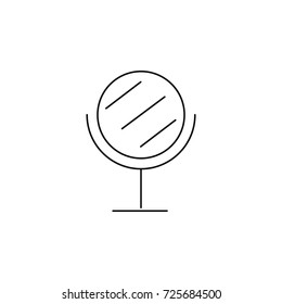 mirror icon on white background