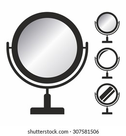 Mirror icon set