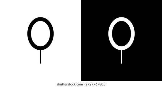 Conjunto de iconos de espejo. colección de iconos planos. conjunto de siluetas de línea plana.