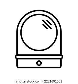 Mirror icon. sign for mobile concept and web design. vector illustration