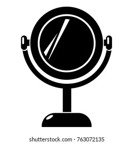 Mirror icon. Simple illustration of mirror vector icon for web