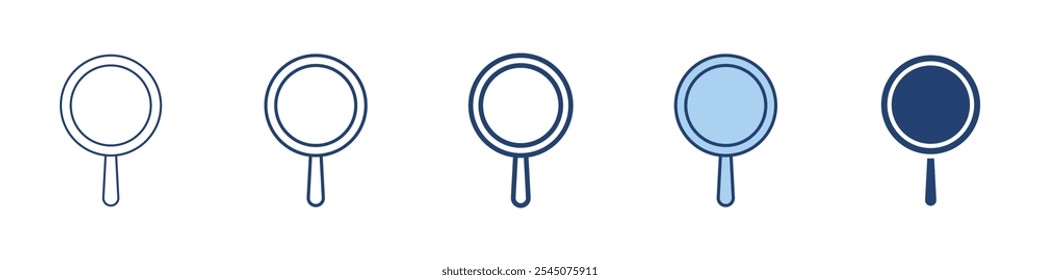 Icono de espejo Conjunto de símbolos colección