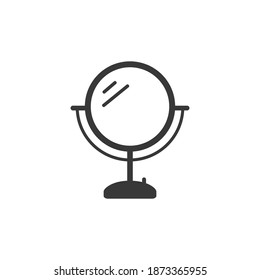 Mirror icon. Table mirror vector illustration