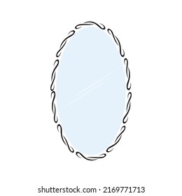 Mirror icon template vector design