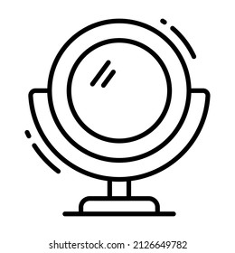 mirror icon, trendy Style, Isolated on White Background, Stock vector illustrations.
