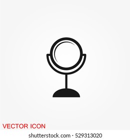 Mirror icon vector