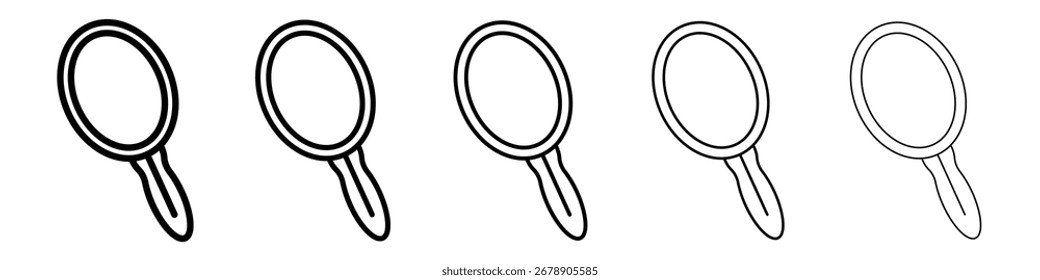 Spiegelsymbol Vektorgrafik