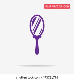 Mirror icon. Vector concept illustration for design.