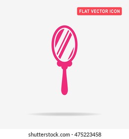 Mirror icon. Vector concept illustration for design.
