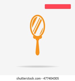 Mirror icon. Vector concept illustration for design.