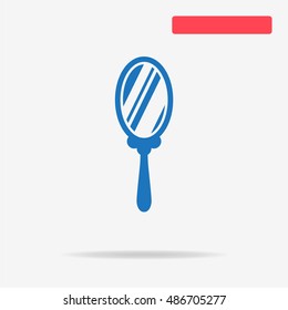Mirror icon. Vector concept illustration for design.