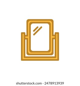 mirror icon vector design template elegant style